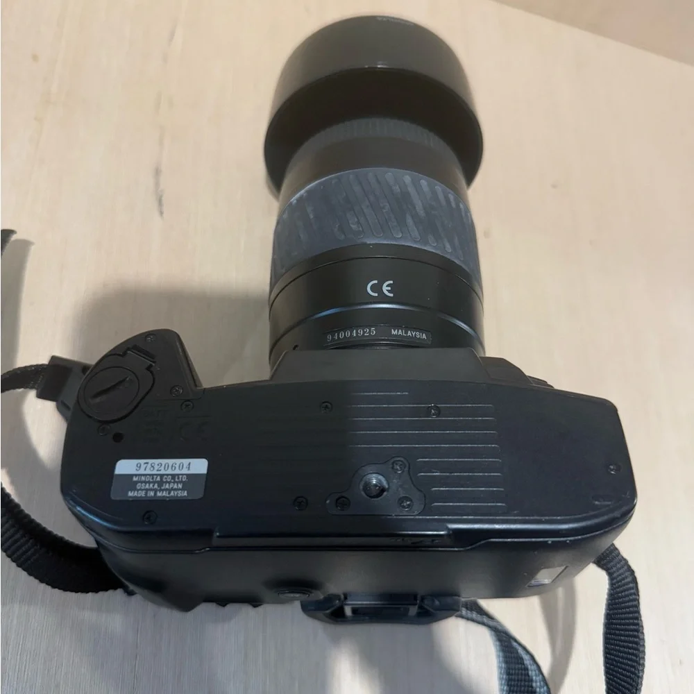 Minolta Maxxum HTsi AF 35mm SLR Camera w/70-210AF Lens Untested w/Film Buy As Is